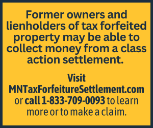 MN Tax Forfeiture Settlement